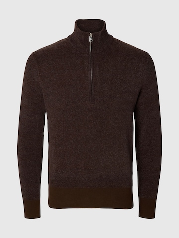 Pullover 'SLHRodney' di SELECTED in marrone: frontale