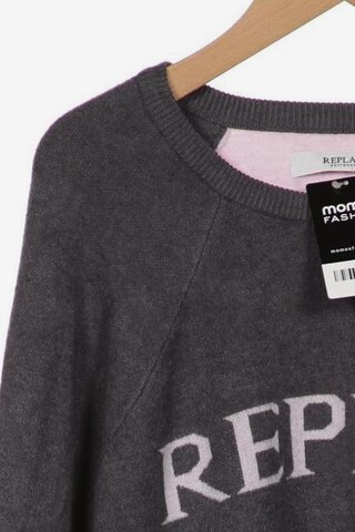 REPLAY Pullover M in Grau