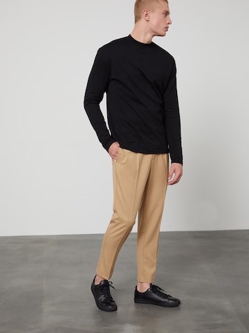 Regular Pantalon à plis 'Milan' DAN FOX APPAREL en beige