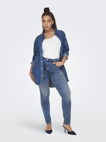 ONLY Carmakoma - Skinny Vaquero 'FOREVER' en azul