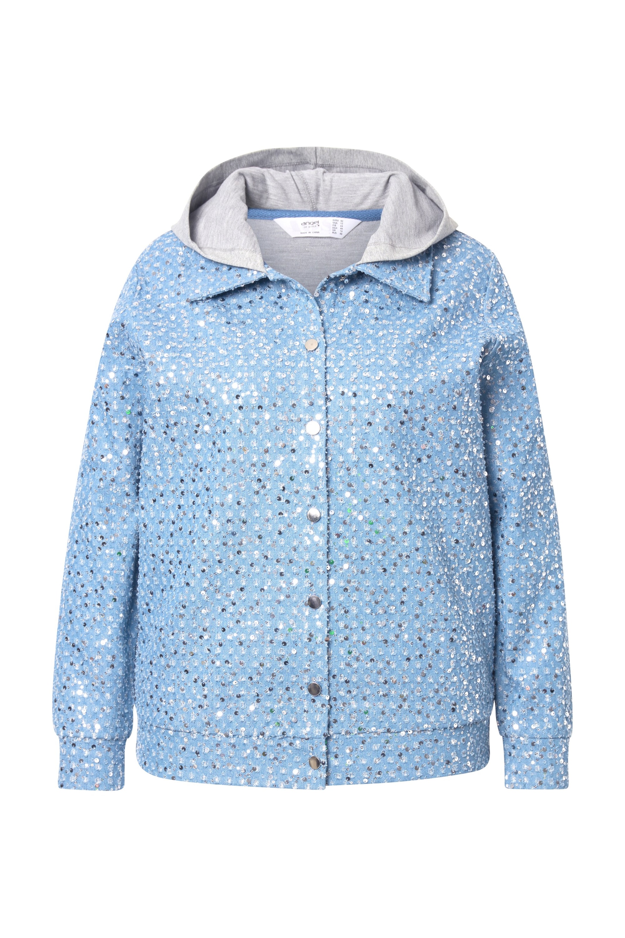 Angel of Style Tussenjas in Blauw: voorkant