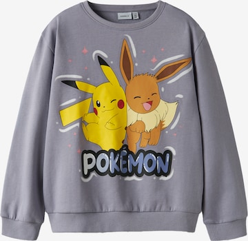 Felpa 'NKFJYD POKEMON' di NAME IT in lilla: frontale