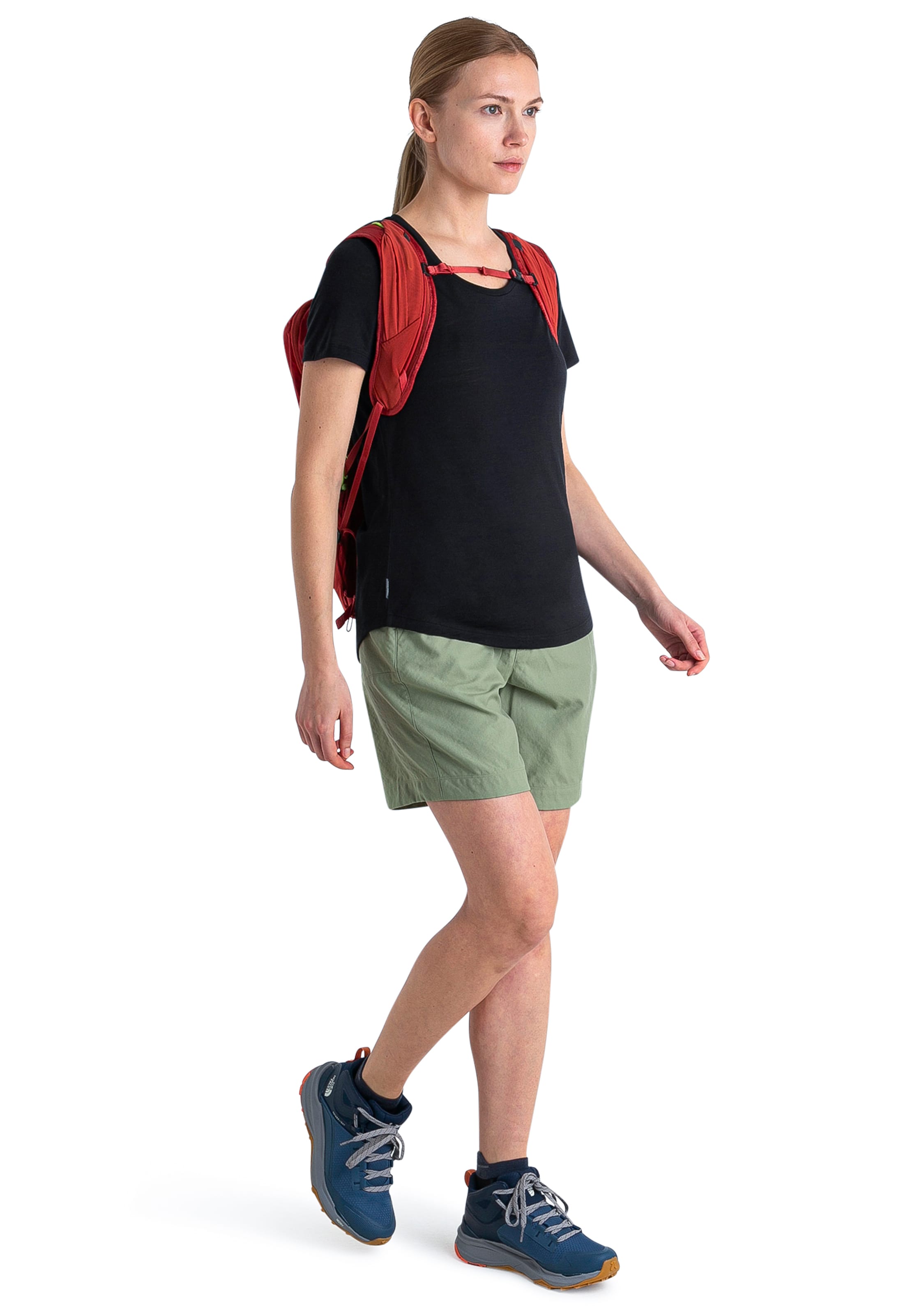 ICEBREAKER Performance shirt 'Sphere III Scoop' in Black