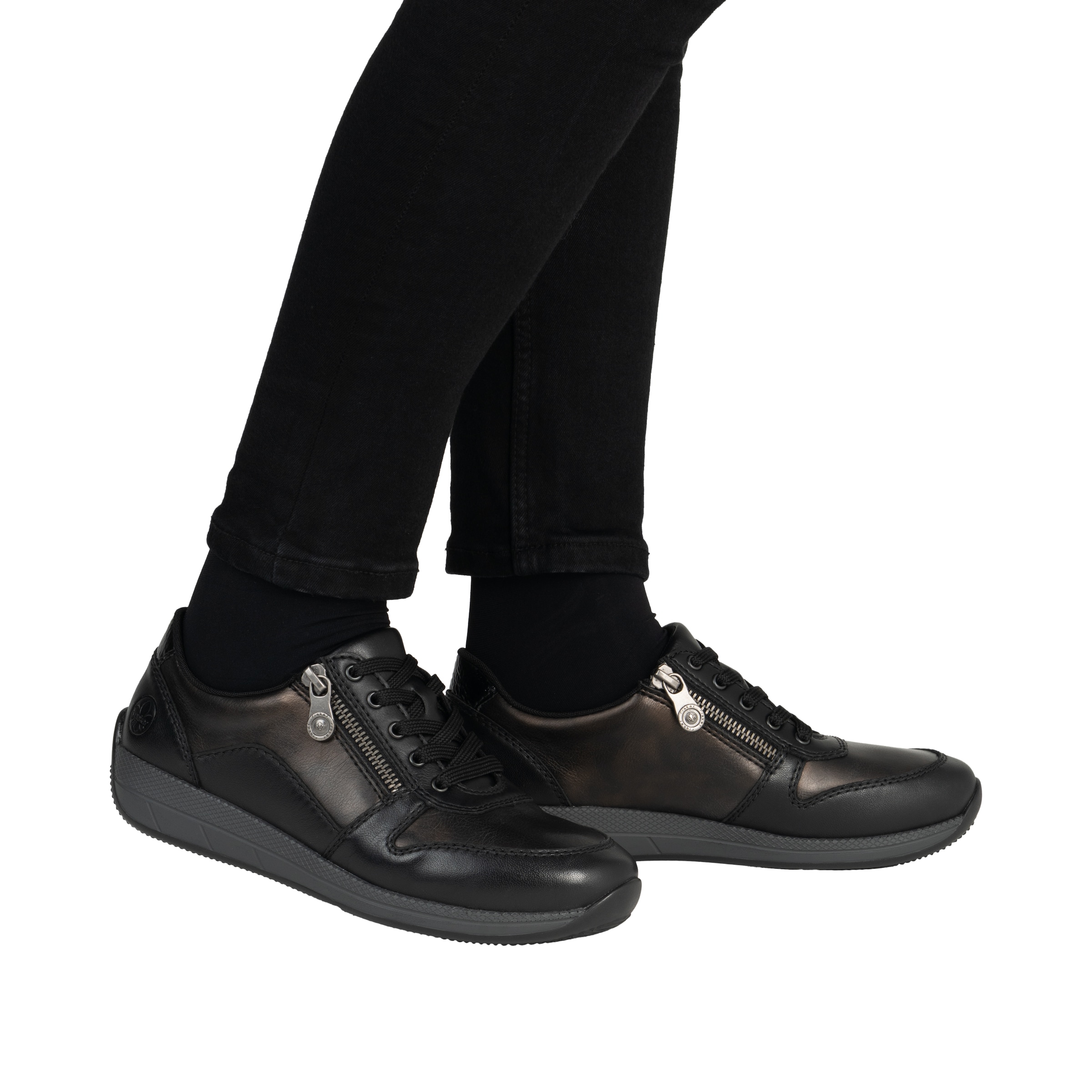 Baskets basses Rieker en marron
