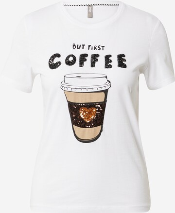 T-shirt 'KITA' ONLY en blanc : devant