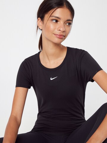 NIKE Functioneel shirt 'Aura' in Zwart