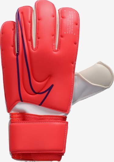 NIKE Torwarthandschuh in rot / schwarz / weiß, Produktansicht
