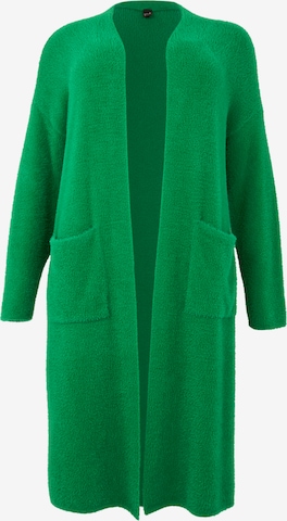 YOEK Knit cardigan in Green: front