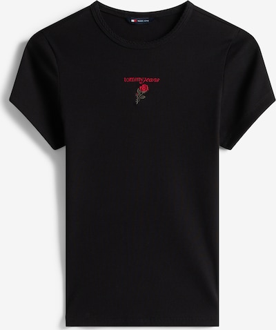 Marškinėliai iš Tommy Jeans, spalva – žalia / raudona / juoda, Prekių apžvalga