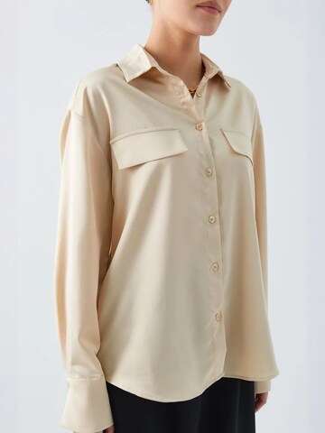 MixRay Blouse 'Hemden' in Beige