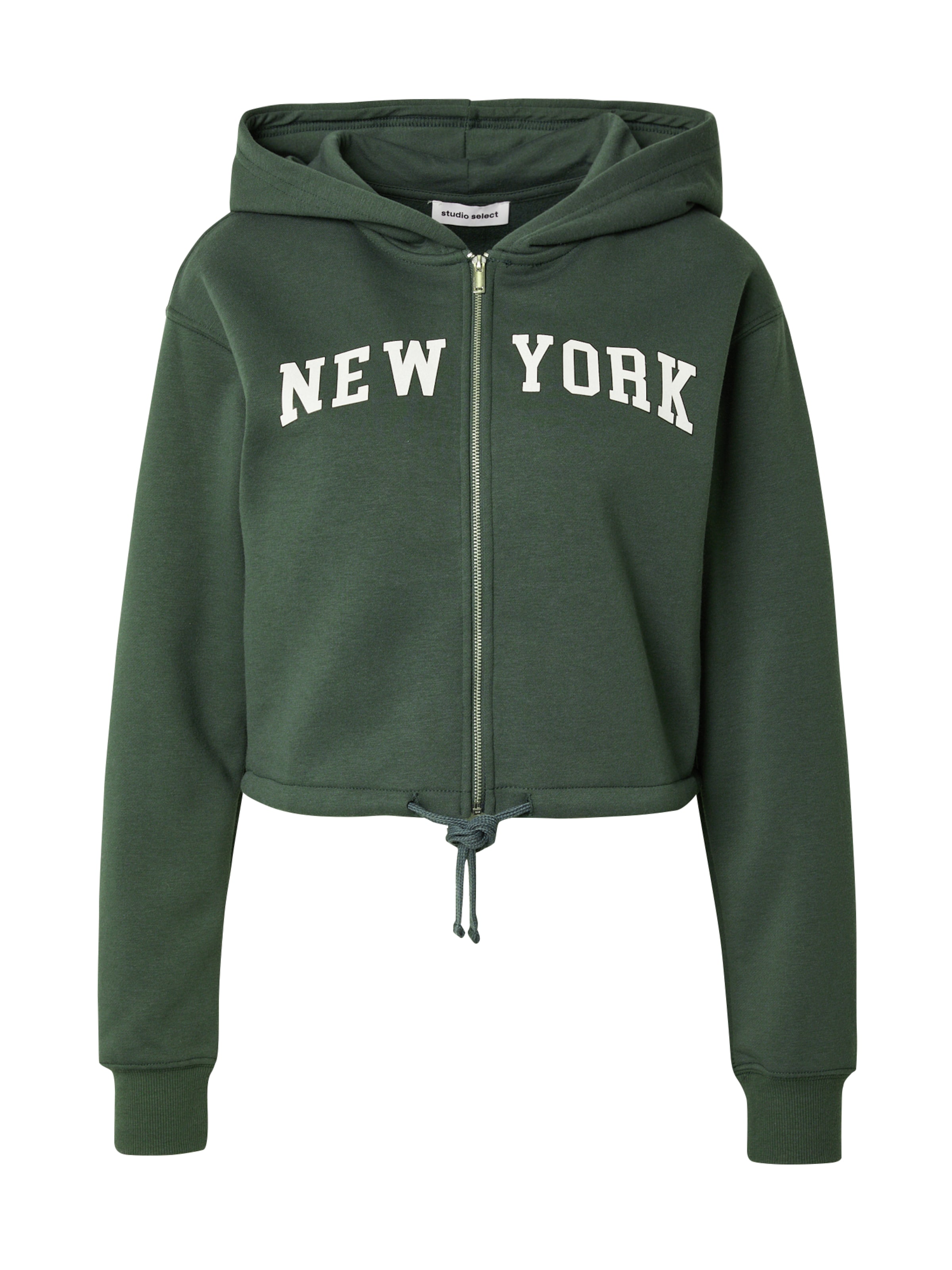 Giacca di felpa 'Maja' di studioselect in verde: frontale