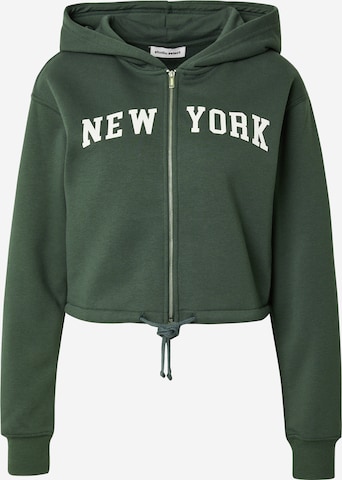 Giacca di felpa 'Maja' di studioselect in verde: frontale