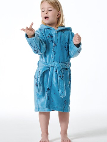 SCHIESSER - Albornoz ' Girls World ' en azul: frente