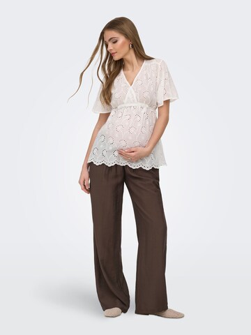 Regular Pantalon 'OLMSandy' Only Maternity en marron