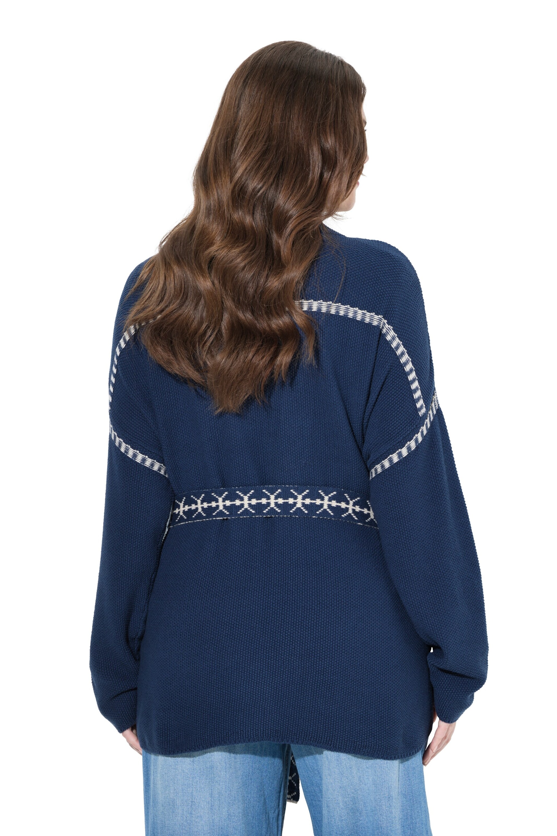 Ulla Popken Knit cardigan in Blue