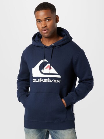 QUIKSILVER Athletic Sweatshirt in Blue: front