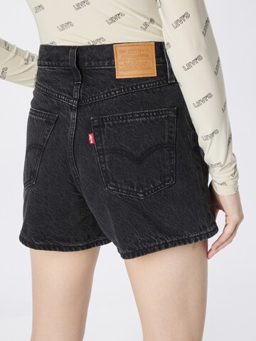LEVI'S ® Regular Jeans '80s Mom Short' in Zwart