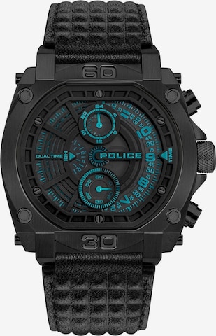 POLICE Analog Watch ' Norwood ' in Black: front