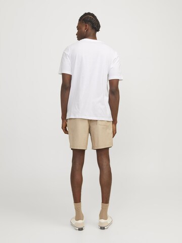 T-Shirt 'BLUDAVE' JACK & JONES en blanc