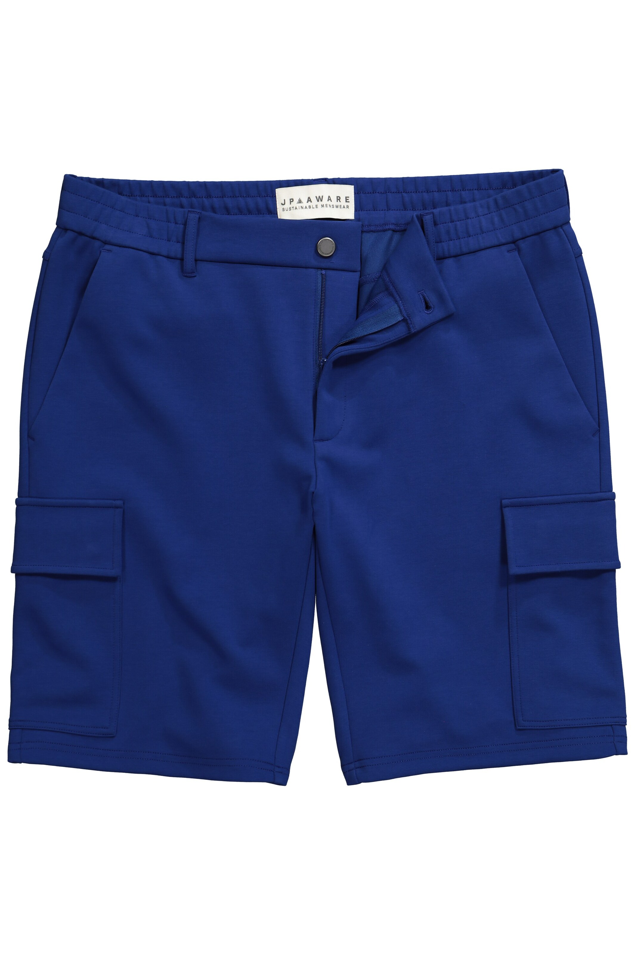 JP1880 Regular Cargobroek in Blauw: voorkant
