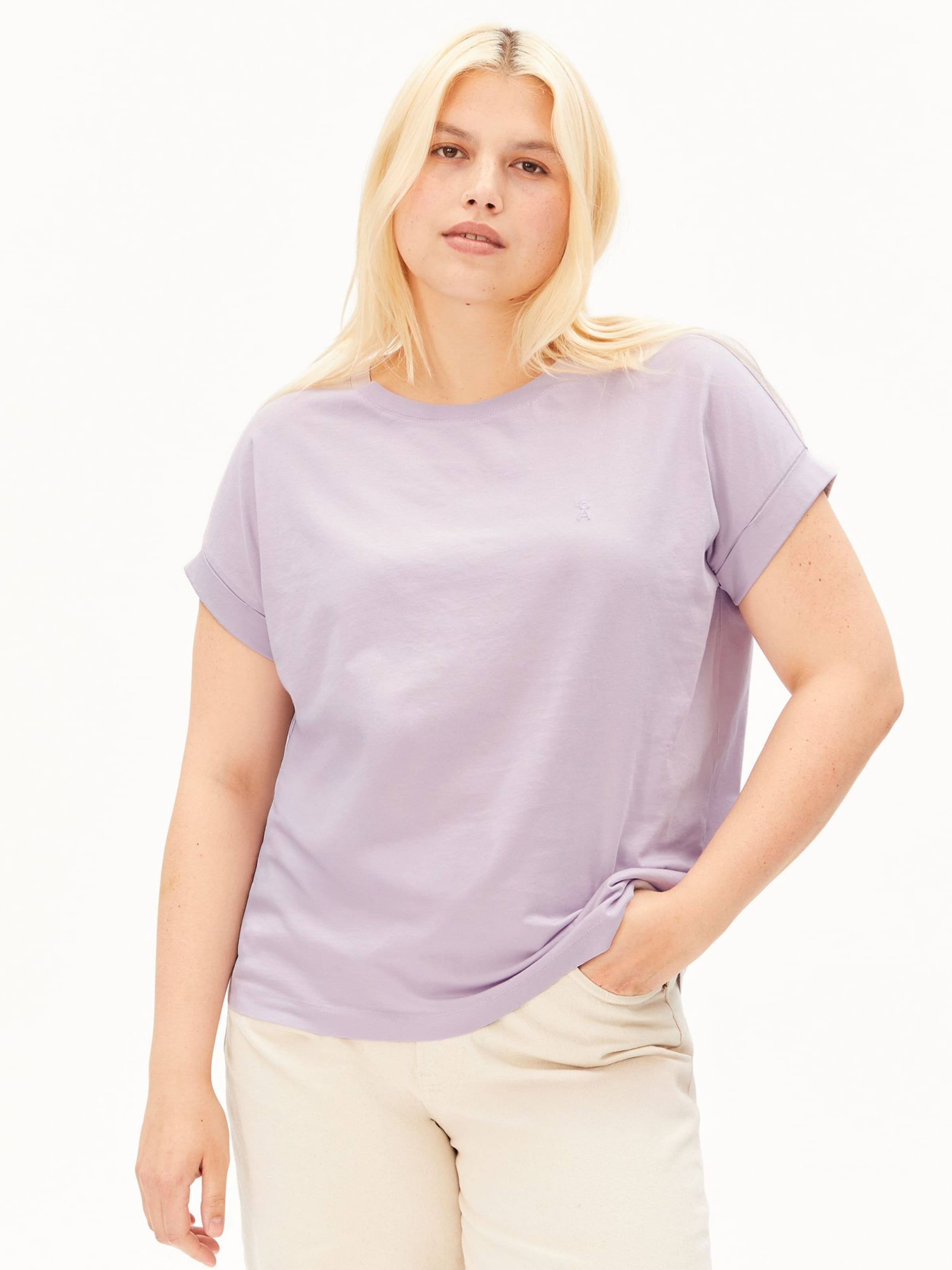 ARMEDANGELS Shirt 'IDAA' in Purple: front