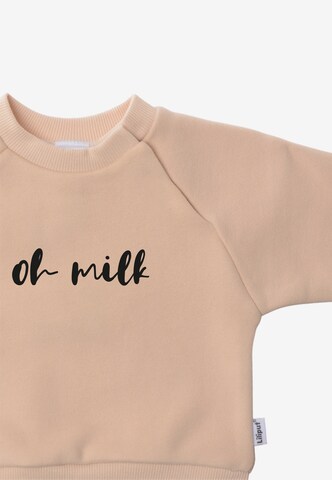 LILIPUT Sweatshirt 'Oh Milk' in Beige