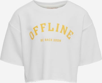 KIDS ONLY Sweatshirt 'CINDY' in White: front