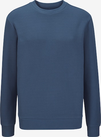 Sweat-shirt JOHN DEVIN en bleu : devant