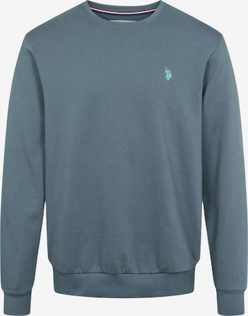 U.S. POLO ASSN. Sweatshirt 'Adler' in Blauw: voorkant
