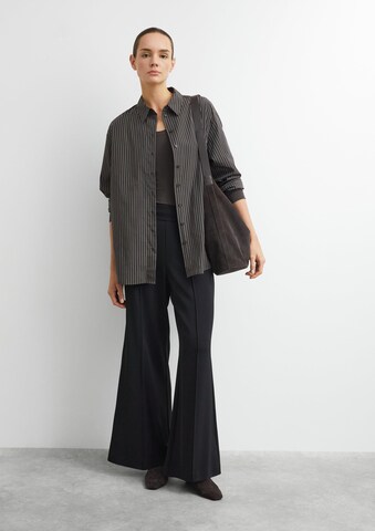 COMMA Wide leg Trousers in Black