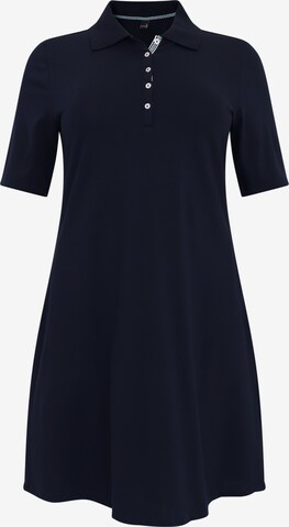 Yoek Shirt Dress in Black: front