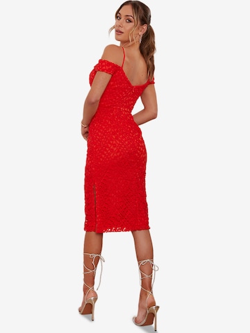 Chi Chi London Kleid in Rot