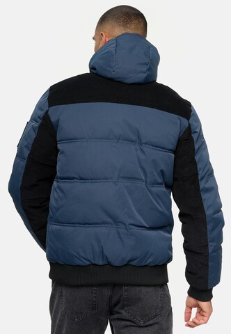 INDICODE JEANS Winter Jacket 'Jakobe' in Blue