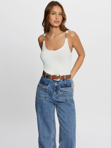 Morgan Top in White: front