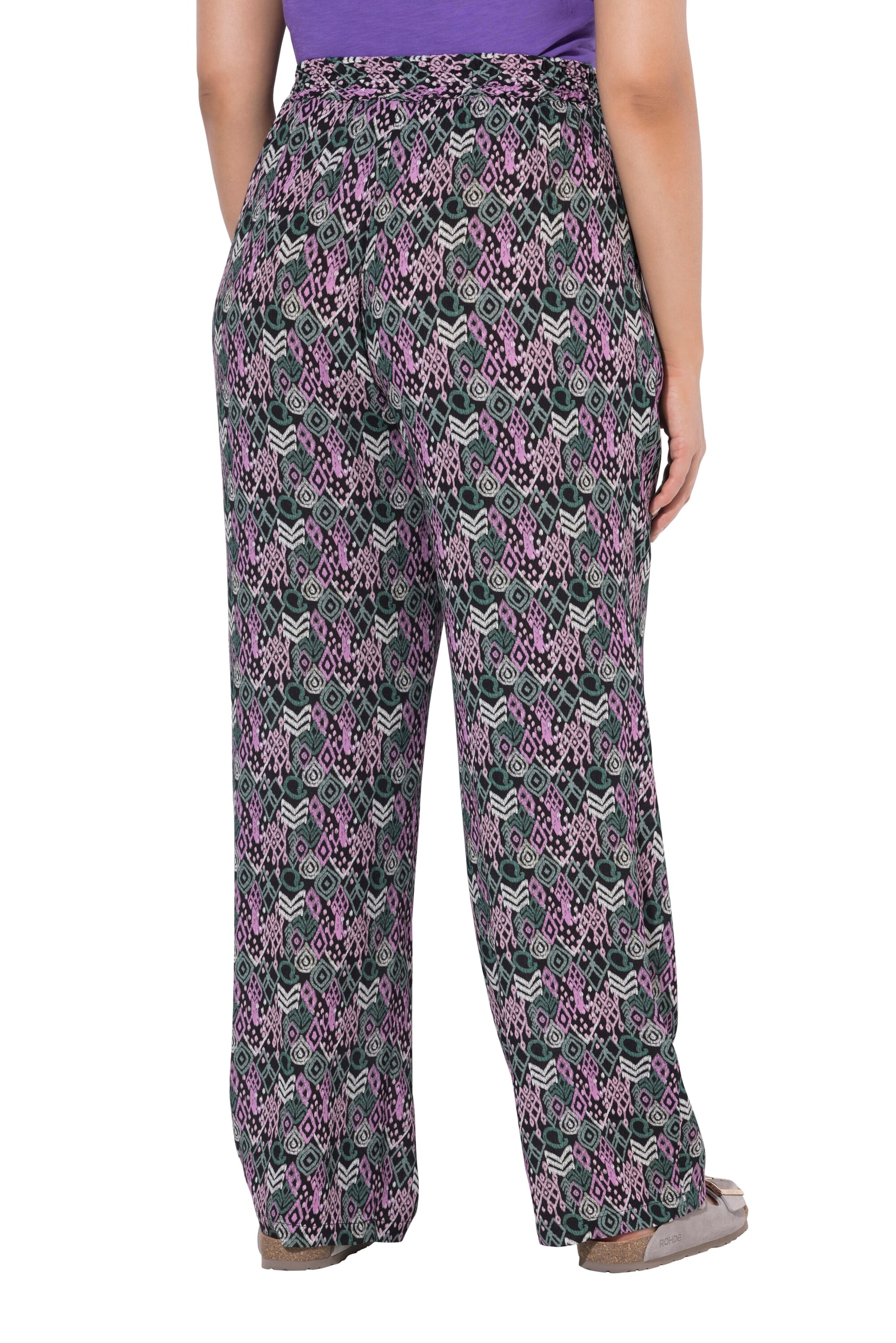Ulla Popken Loose fit Trousers in Black