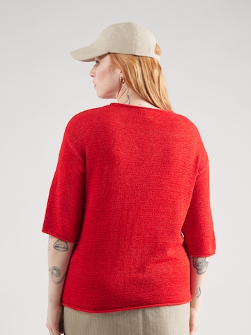 Pullover 'CARSUNNY' di ONLY Carmakoma in rosso