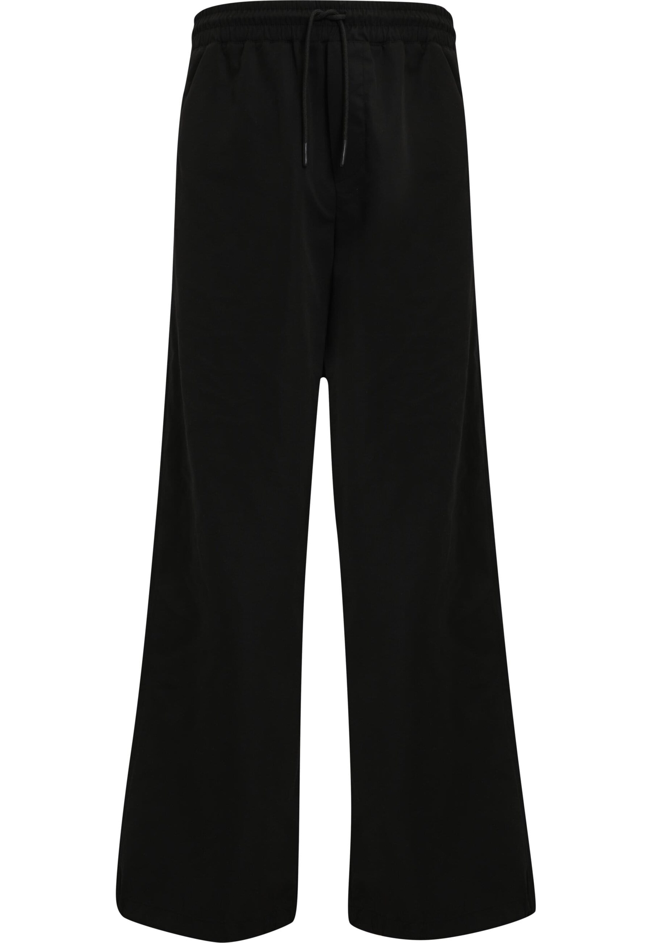 DEF Kalhoty – černá: přední strana