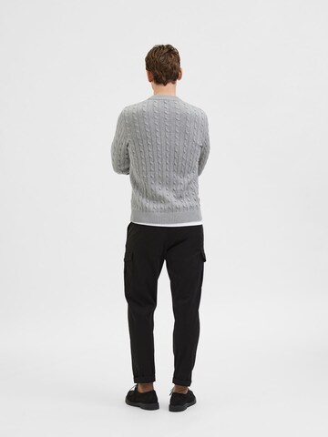 Pull-over 'SLHRyan' SELECTED en gris