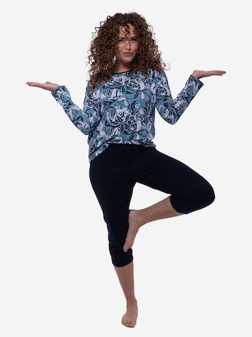 Ammann Pajama 'Night & Home' in Blue