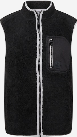 Volcom Vest 'MUZZER FUZZAR' in Black: front