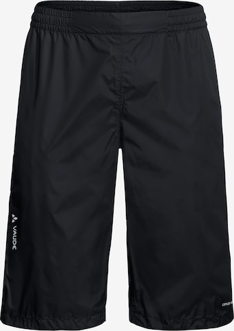 VAUDE Outdoor Pants 'Drop' in Black: front