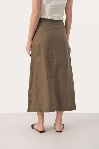 Part Two Skirt 'Gadiela' in Brown