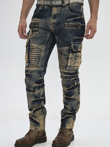 CIPO & BAXX Regular Cargo jeans 'CD918' in Blue