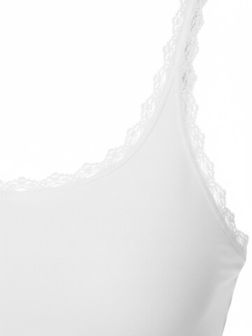 Maillot de corps 'COTTON LACE Tanktop Frauen 3er Pack' Maxte en blanc