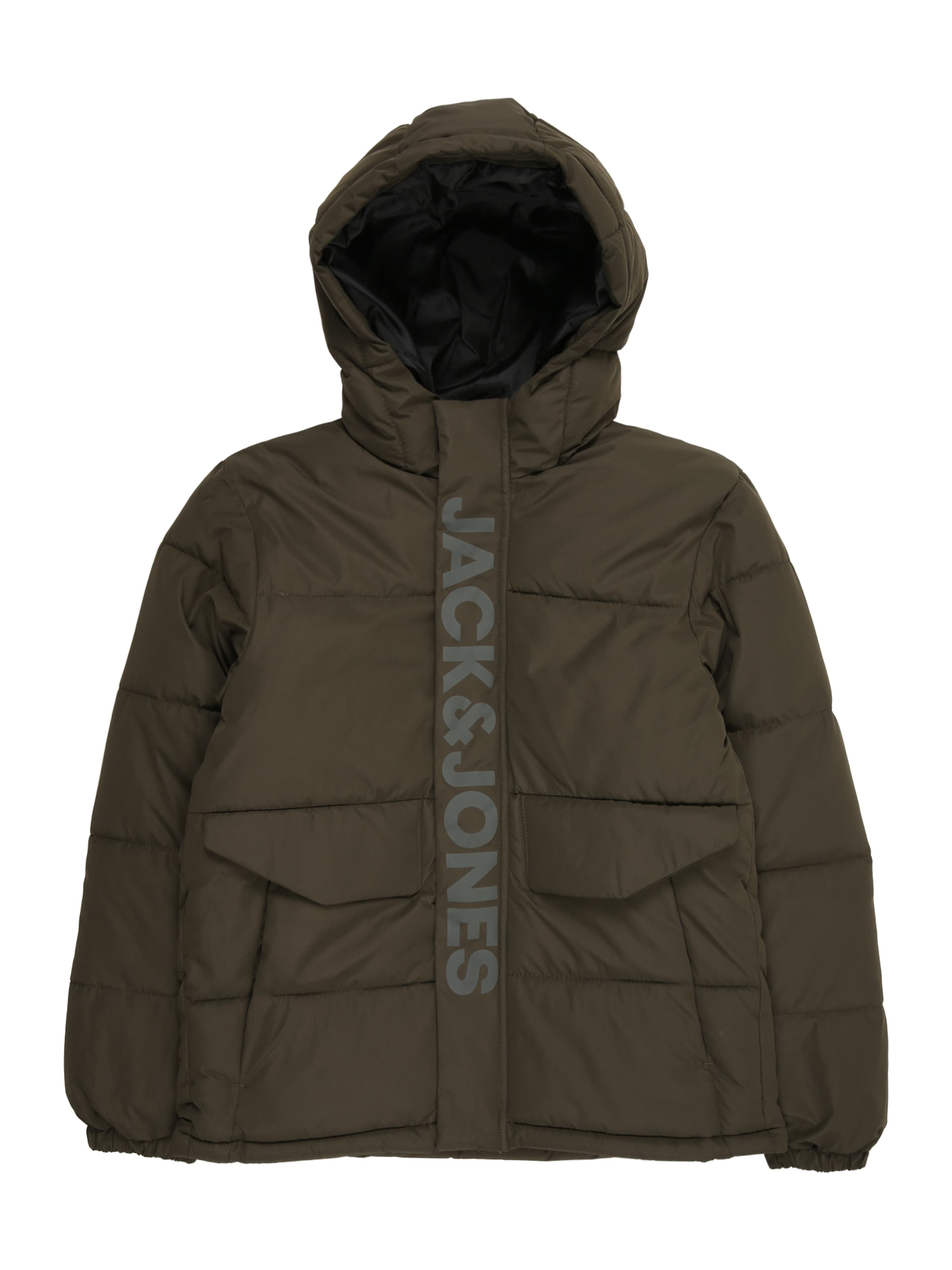 Jack & Jones Junior - Chaqueta de invierno 'JCOSPEED' en verde: frente