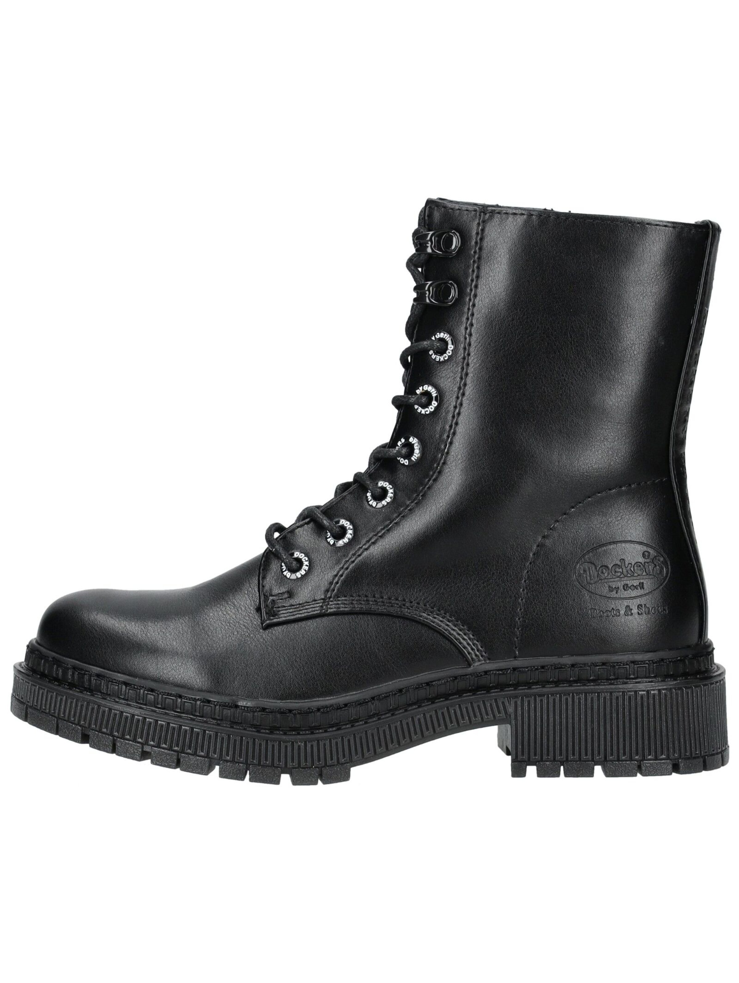 Stivaletto stringato di Dockers by Gerli in nero