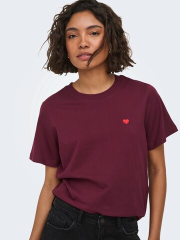 JDY Shirt 'JDYPISA' in Rood