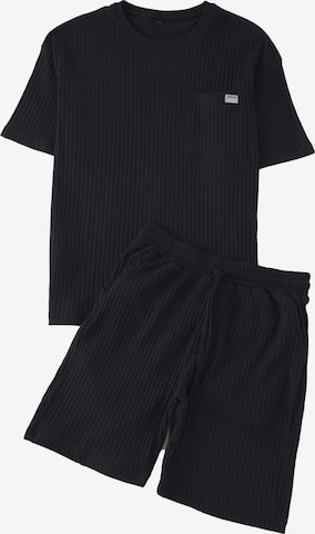 TrendyolKratka pidžama - plava boja: prednji dio