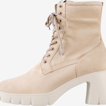 Högl Lace-Up Ankle Boots 'VSN 55 VEG' in Beige: front