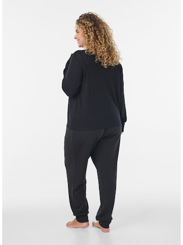 Zizzi Cardigan 'POINTY' i sort